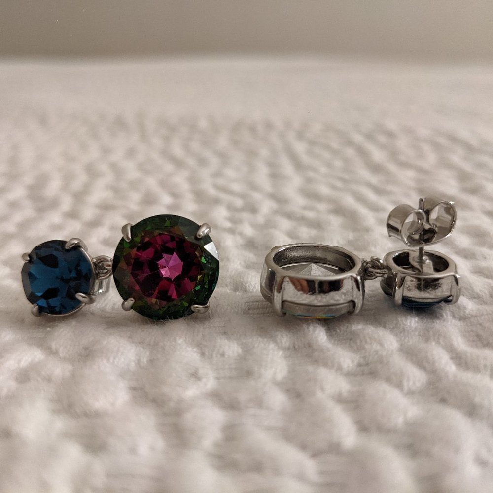 J.Crew Two Gem Drop Earrings